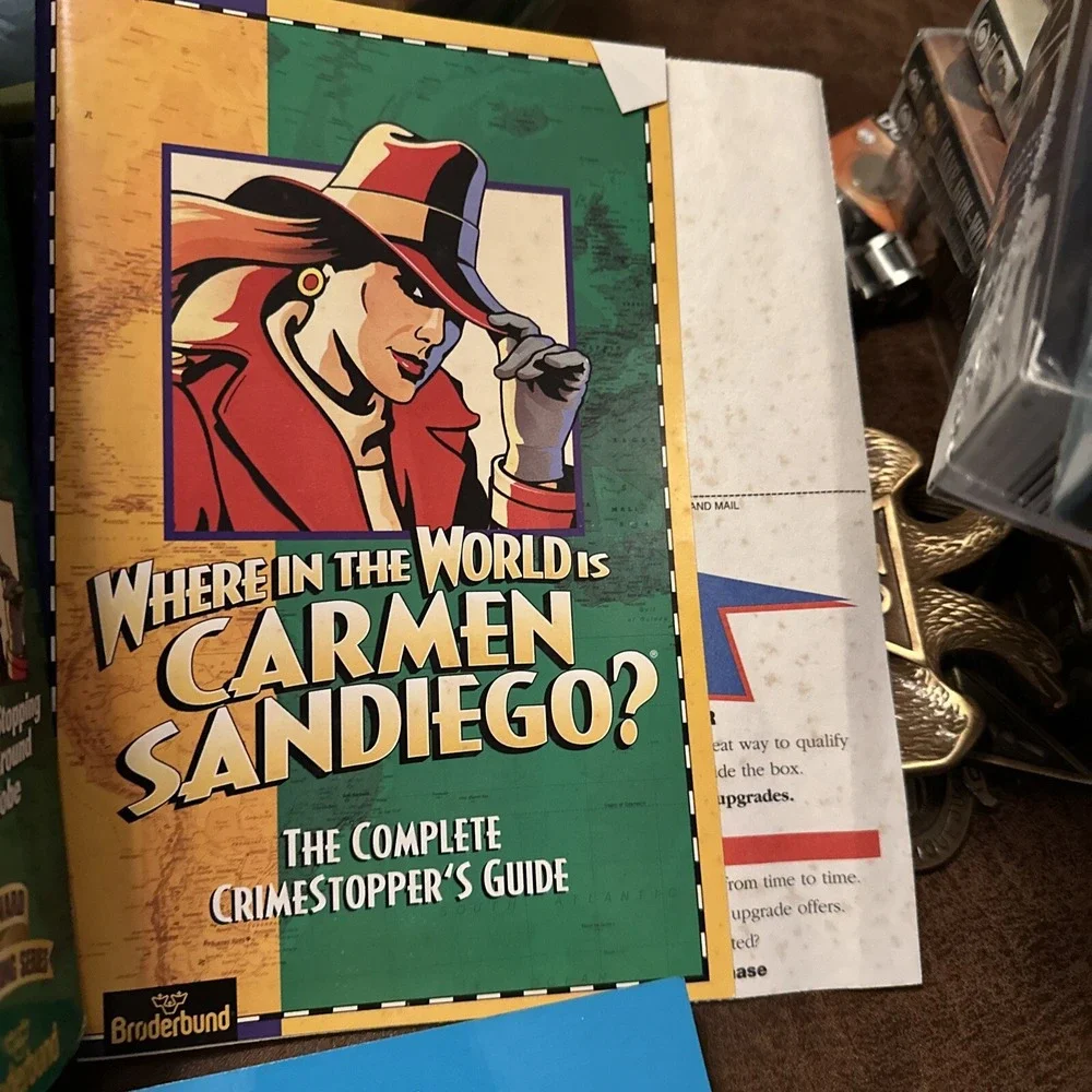 Vintage MacSoftware,Where In The World Is Carmen Sandiego,Where In USA 93 Bigbox